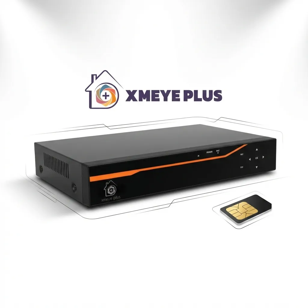 دستگاه دی وی آر 8 کانال ایکس می پلاس مدل 8008AI سیمکارتی xmeye plus